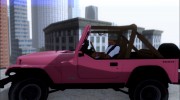 Jeep Wrangler 88 из видео-игры Driver: San Francisco para GTA San Andreas miniatura 3