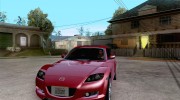 Mazda RX8 для GTA San Andreas миниатюра 1
