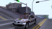 Renault Megane Spain Police para GTA San Andreas miniatura 1