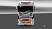 Orange Black для Scania S580 for Euro Truck Simulator 2 miniature 6