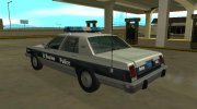 Ford LTD Crown Victoria 1987 Boston Police for GTA San Andreas miniature 4