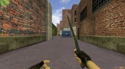 Frezzing knife with wooden handels for Counter Strike 1.6 miniature 2
