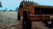 Jeep Cherokee 1984 для GTA San Andreas миниатюра 4