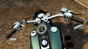 Harley Davidson Fat Boy Lo Racing Bobber for GTA 4 miniature 5