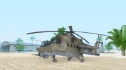 Ми-24П Пустынный камуфляж для GTA San Andreas миниатюра 5