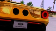 Ford GT 2017 для GTA San Andreas миниатюра 5
