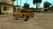 Checker Marathon Yellow Cab для GTA San Andreas миниатюра 1