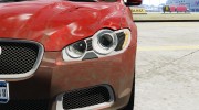 Jaguar XFR 2010 для GTA 4 миниатюра 12