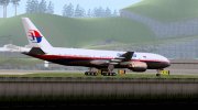 Boeing 777-200ER Malaysia Airlines para GTA San Andreas miniatura 3