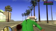 Макияж Джокера V2 для GTA San Andreas миниатюра 3