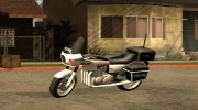 BETA Police Bike для GTA San Andreas миниатюра 1