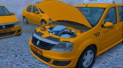 Renault Logan Яндекс Такси (2012-2015) для GTA San Andreas миниатюра 4