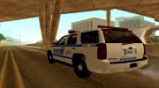 Chevrolet Tahoe NYPD 2010 for GTA San Andreas miniature 2