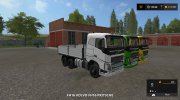 Volvo FH16 FLATBED (v1.0 Freakyman) для Farming Simulator 2017 миниатюра 1