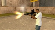 Colt Commando Aimpoint для GTA San Andreas миниатюра 4