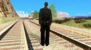 Black Cop Marcus для GTA San Andreas миниатюра 3