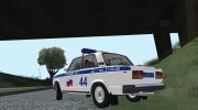 ВАЗ 2107 Police (Ретекстур) para GTA San Andreas miniatura 2