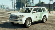 Toyota Land Cruiser Saudi Traffic Police for GTA 5 miniature 1