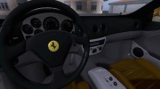 Ferrari 360 Modena V12 TT Black Revel for GTA San Andreas miniature 6