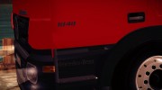Mercedes-Benz Actros для GTA San Andreas миниатюра 5