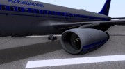 Airbus A-319 azerbaijan airlines para GTA San Andreas miniatura 3