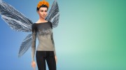Крылья феи № 02 para Sims 4 miniatura 4