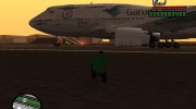 Boeing 747-400 Garuda Indonesia (Liverpool) para GTA San Andreas miniatura 3