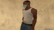 Защитная голубая маска para GTA San Andreas miniatura 3