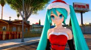 Hatsune Miku - Santa for GTA San Andreas miniature 3