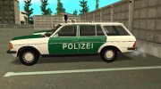 Mercedes-Benz W123 (S123) Polizei para GTA San Andreas miniatura 4