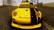 Porsche GT3 R 2009 Black-Yellow для GTA San Andreas миниатюра 2