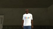 Футболка Google para GTA San Andreas miniatura 1