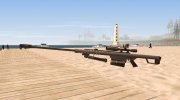 Barrett M82 Anti-Material Sniper V2 для GTA San Andreas миниатюра 1