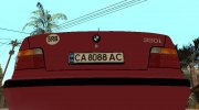 BMW 320i e36 для GTA San Andreas миниатюра 6