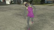 Mia Pinky zombie для GTA San Andreas миниатюра 2