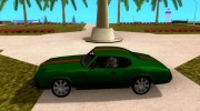 Sabre Turbo from Vice для GTA San Andreas миниатюра 2
