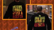 Свитер Jesus Was a Rasta для GTA 4 миниатюра 1