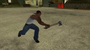 Топор для GTA San Andreas миниатюра 7