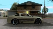 Ford Mustang Jade from NFS WM для GTA San Andreas миниатюра 5