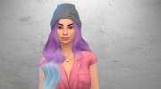 Leah Lillith Callie Hair for Sims 4 miniature 3