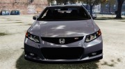 Honda Civic Si Coupe 2012 para GTA 4 miniatura 6
