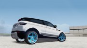 Land Rover Range Rover Evoque 2012 для GTA San Andreas миниатюра 2