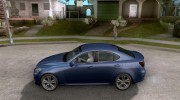 Lexus IS 350 для GTA San Andreas миниатюра 2