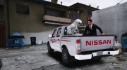 Nissan Ddsen Double Cab para GTA 5 miniatura 2