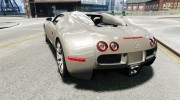 Bugatti Veyron 16.4 v1.7 для GTA 4 миниатюра 3