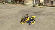 Мотоцикл из Alien City para GTA San Andreas miniatura 2