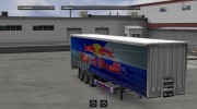 Redbull Trailer by LazyMods para Euro Truck Simulator 2 miniatura 2