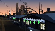 Новогодние декорации Гроув-стрит для GTA San Andreas миниатюра 7