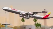 Airbus A340-642 Iberia Airlines for GTA San Andreas miniature 16