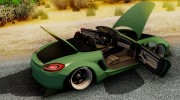 Porsche Boxster GTS LB Work для GTA San Andreas миниатюра 3